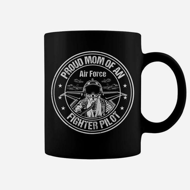 Womens Proud Air Force Mom T Shirt Fighter Pilot Coffee Mug