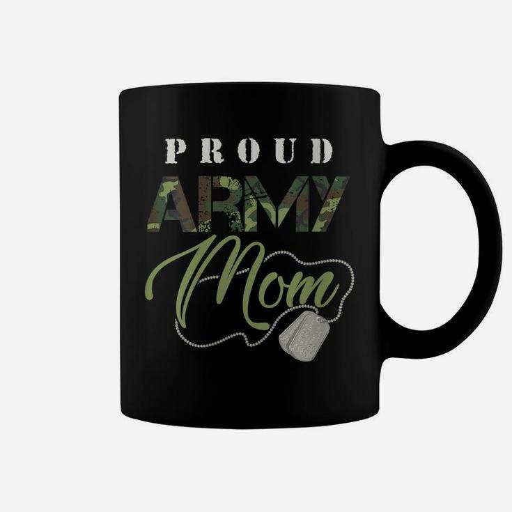 Womens Proud Army Mom Art | Cute Military Mama Design Usa Gift Coffee Mug
