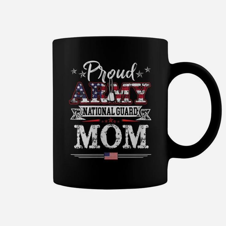 Womens Proud Army National Guard Mom Shirt US Patroitc Mothers Coffee Mug