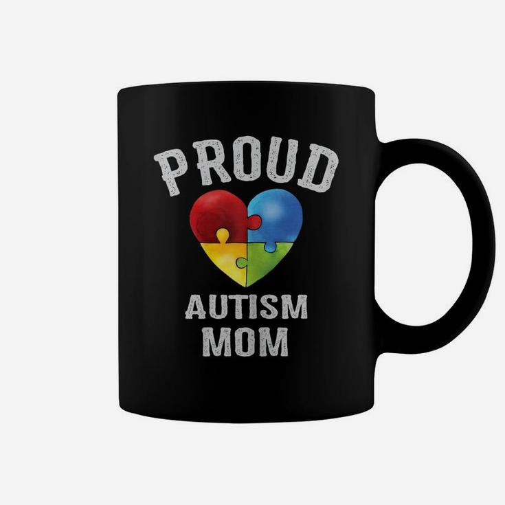 Womens Proud Autism Mom Mommy Autism Awareness Family Matching Coffee Mug