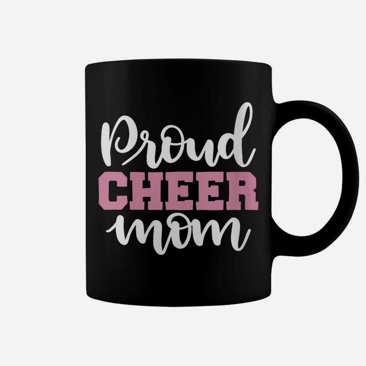 Womens Proud Cheer Mom T Shirt Coffee Mug