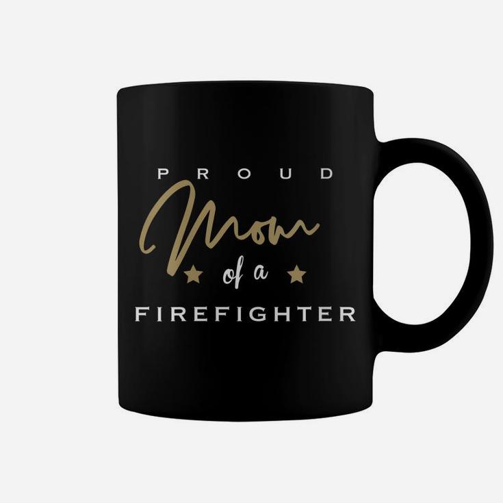 Womens Proud Firefighter Mom Coffee Mug