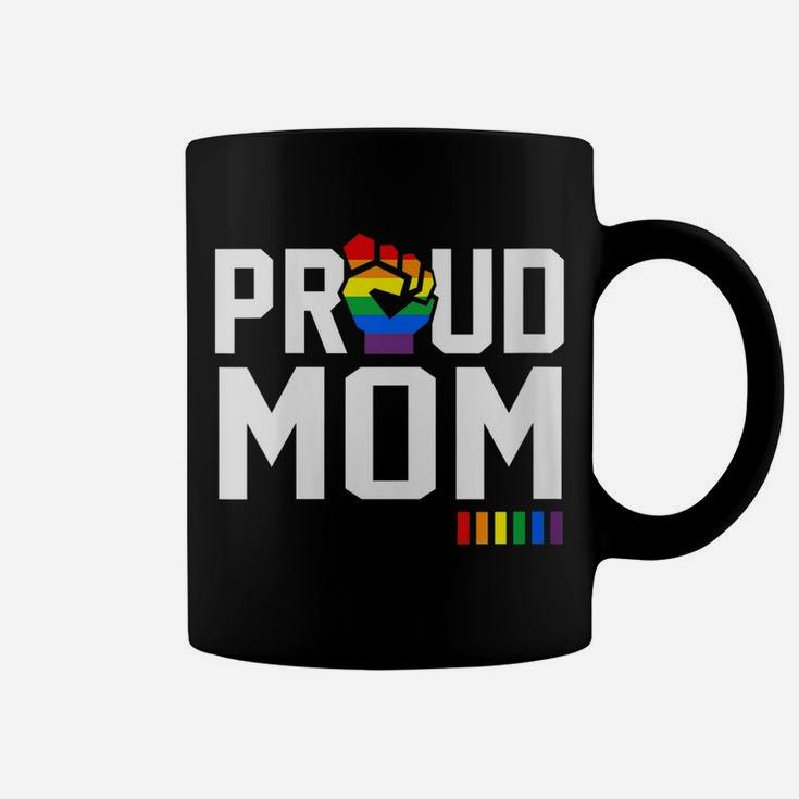 Womens Proud Mom Gay Pride Month Lgbt Coffee Mug
