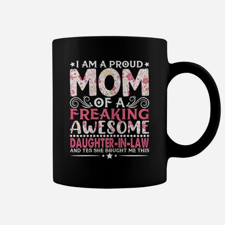 Womens Proud Mom Of Daughter-In-Law Mother's Day Mama Coffee Mug