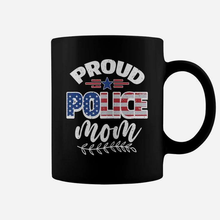 Womens Proud Police Mom Coffee Mug