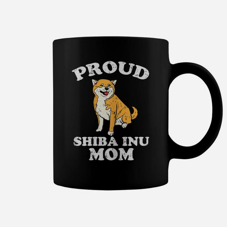 Womens Proud Shiba Inu Mom Kawaii Japanese Dog Akita Women Gift Coffee Mug