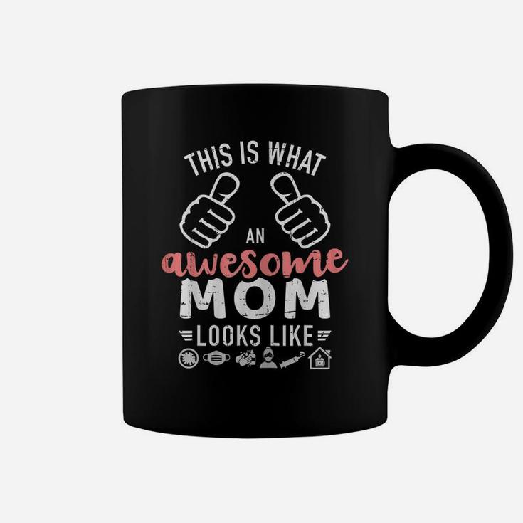 Womens Shirts For Mom From Son  Daughter Tee Plus Size Mothers Day Coffee Mug