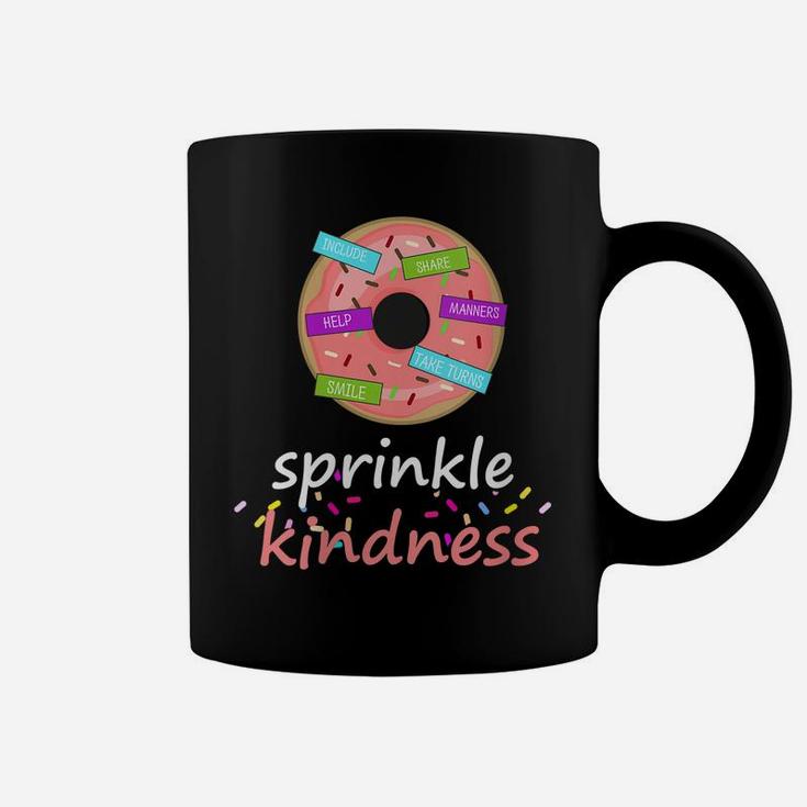 Womens Sprinkle Kindness Donut - Anti-Bullying Kindness Teacher Coffee Mug