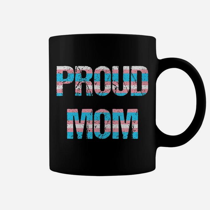 Womens Transgender Mothers Day Proud Mom Trans Pride Flag Coffee Mug