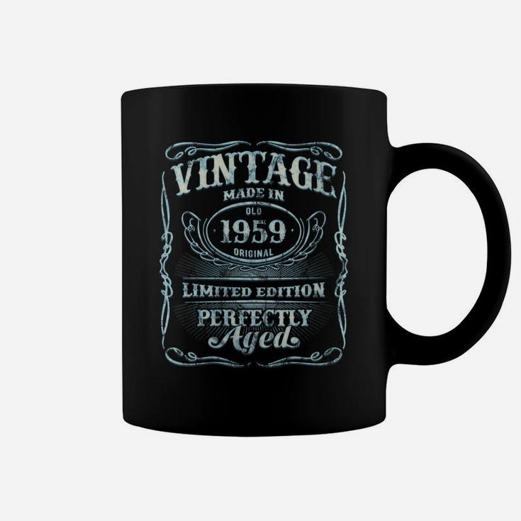 Womens Vintage Premium Made In 1959 Classic 61St Birthday Gift M7 Coffee Mug
