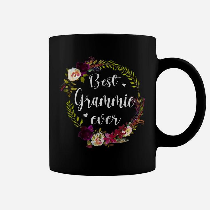 Womens Womens Best Grammie Ever Flower Wreath Grandma - Mothers Day Coffee Mug