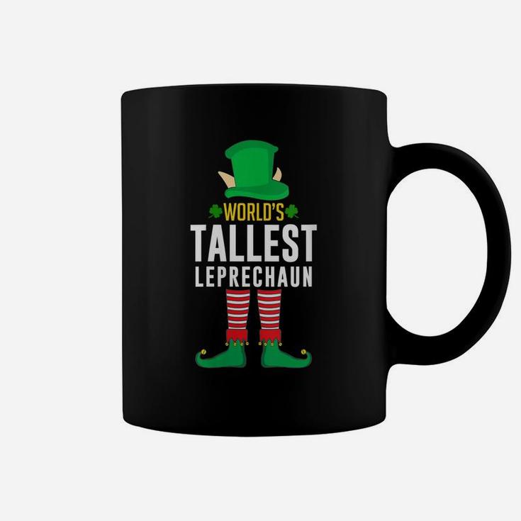 Womens World's Tallest Leprechaun Funny Irish St Patrick Day Coffee Mug