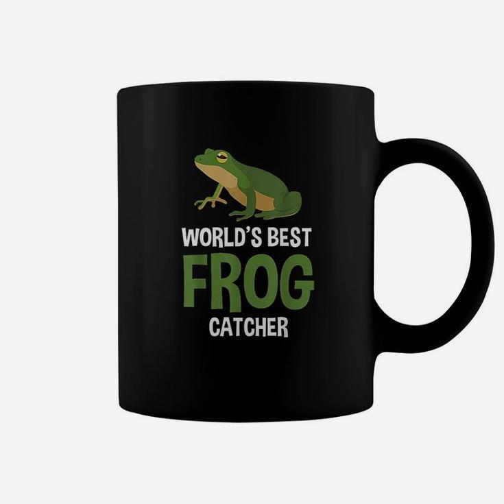 World Best Frog Catcher Gift Boys Girls Kids Frog Hunter Coffee Mug