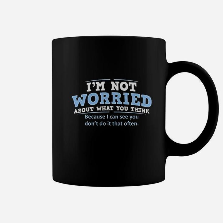 Worried About What You Think Coffee Mug
