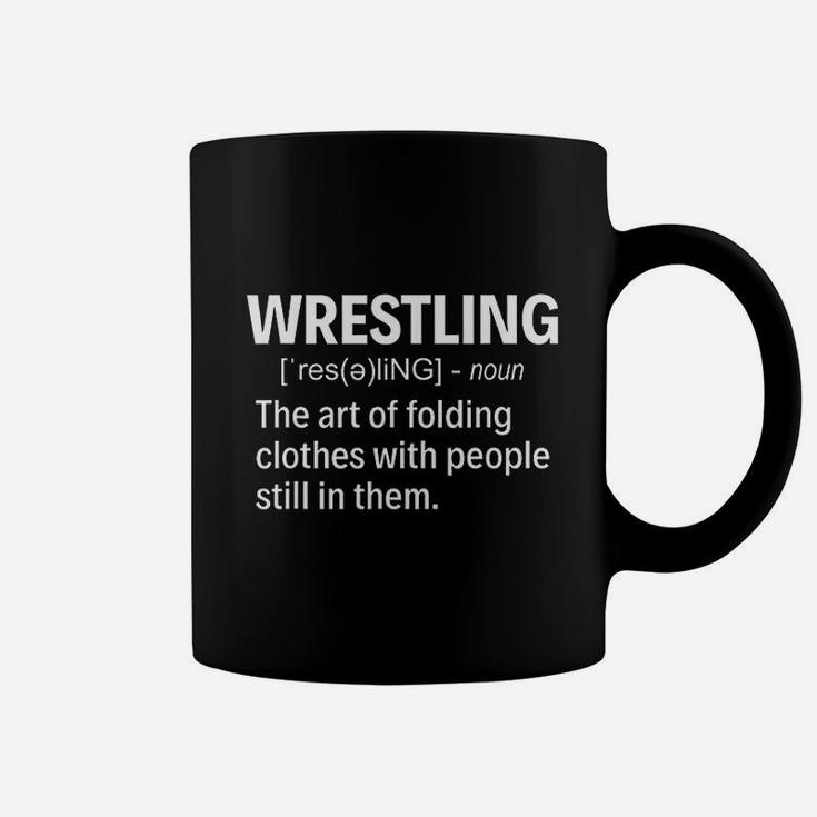 Wrestling Definition Coffee Mug