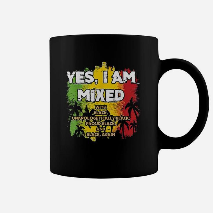 Yes I Am Mixed Black Is Beautiful Coffee Mug