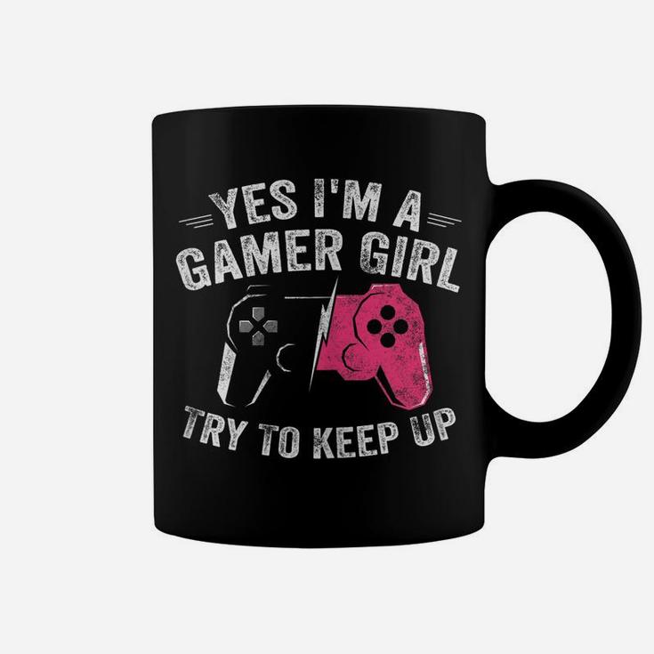 Yes I'm A Gamer Girl Funny Video Gamer Gift Gaming Lover Coffee Mug