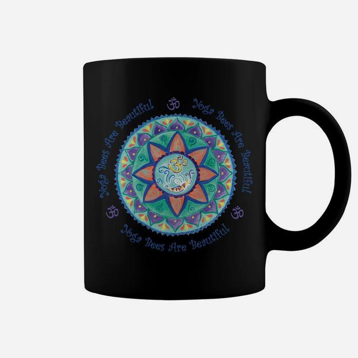 Yoga Bees Om Mandala Sweatshirt Coffee Mug