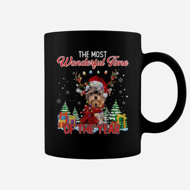 Yorkshire Terrier The Most Wonderful Time Of The Year Coffee Mug