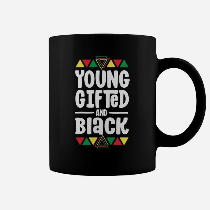 Young Gifted And Black History Shirts For Kids Boys African Coffee Mug