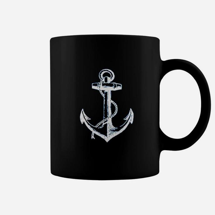 Youth Anchor White  For Kids Sea Marine Pirate Coffee Mug