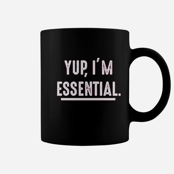 Yup I Am Essential Worker Coffee Mug