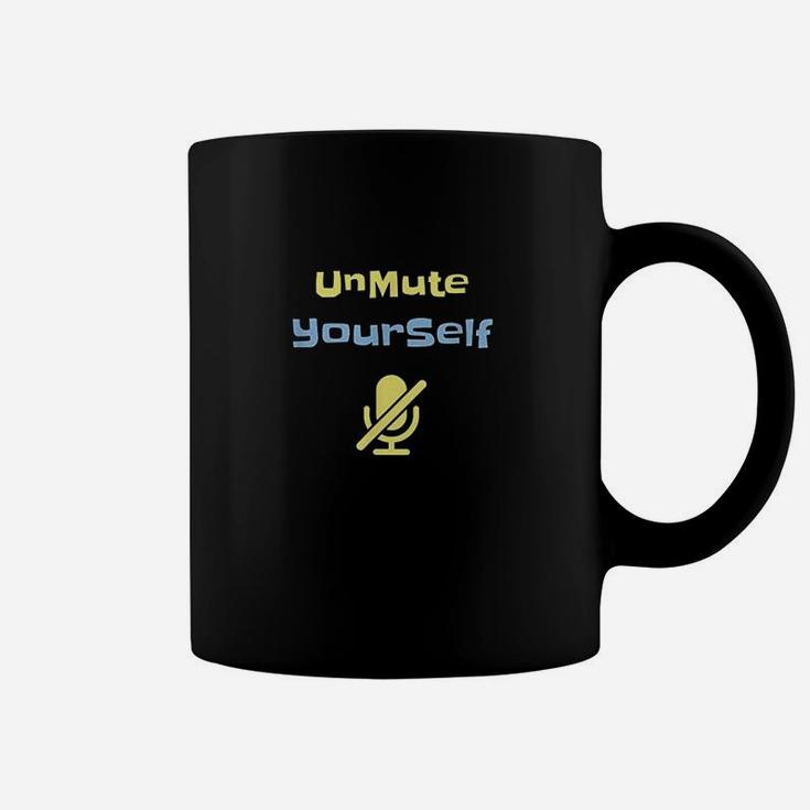 Zoom Meeting Unmute Yourself Funny Zoom Coffee Mug