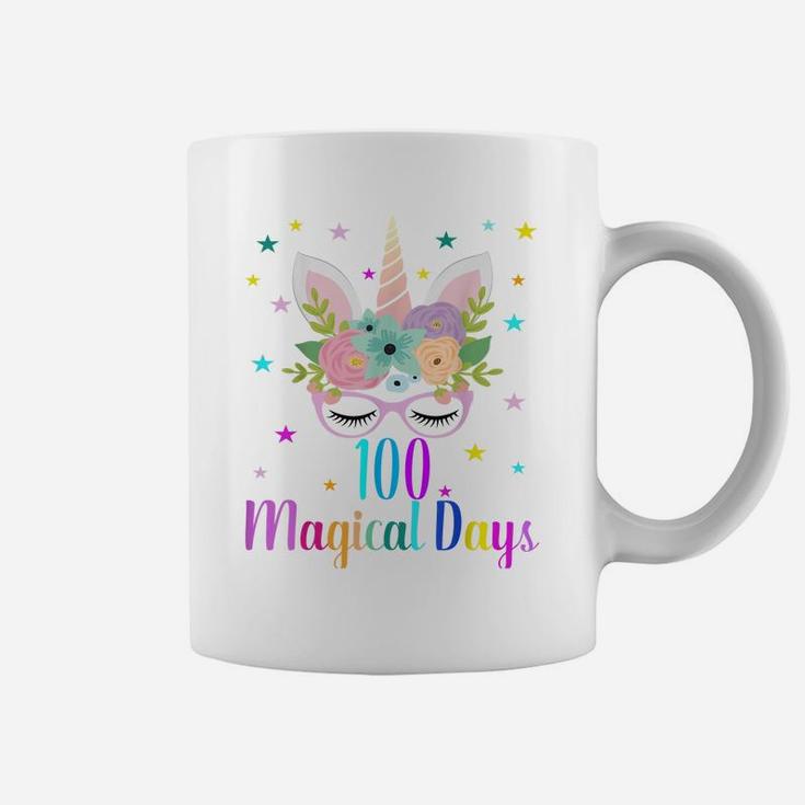 100 Magical Days 100Th Day Of School Girl Unicorn Costume Coffee Mug