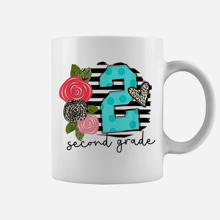 2Nd Grade Team Back To School 2Nd Grade Teacher Flower Coffee Mug