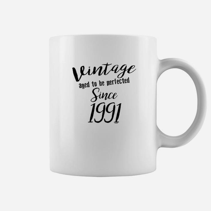 30Th Birthday Gifts Vintage Aged To Be Perfected Since 1991 Coffee Mug