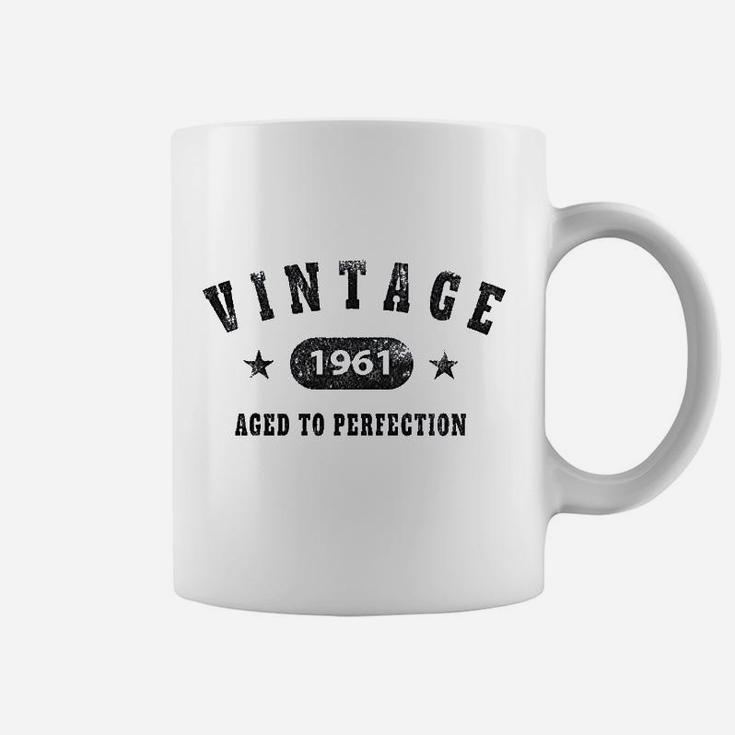 60Th Birthday Gift Vintage 1961 Aged To Perfection Coffee Mug