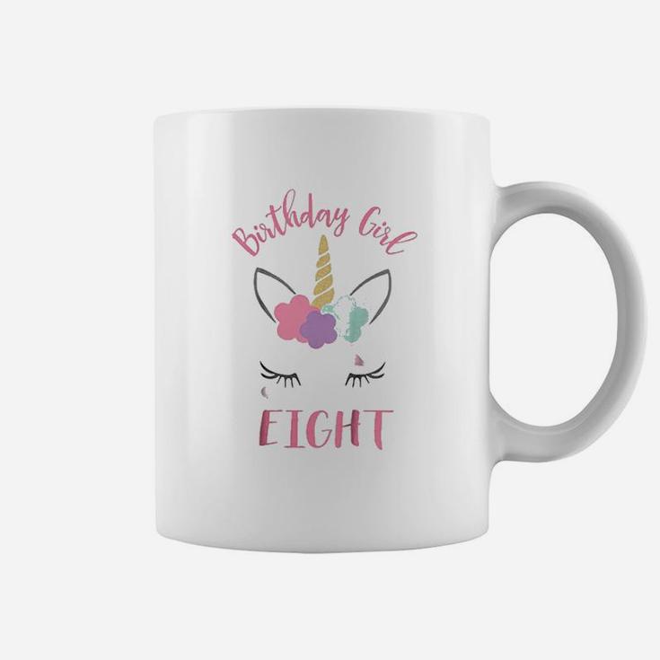 8Th Birthday Girl Unicorn Coffee Mug