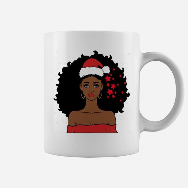 African American Christmas Santa Claus Sweatshirt Coffee Mug