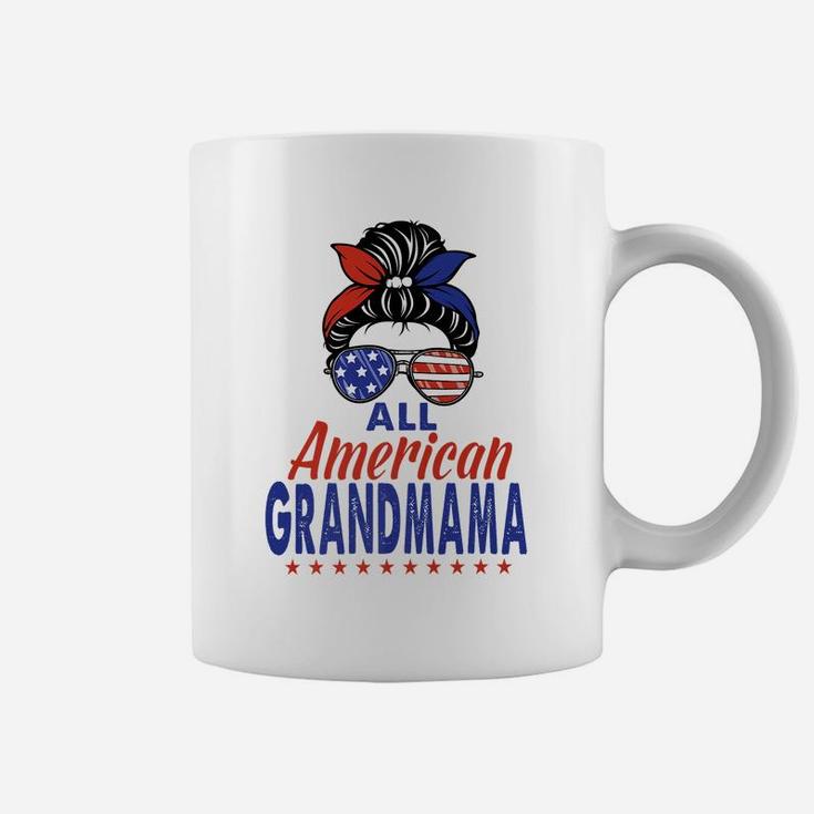 All American Grandmama 4Th Of July Patriotic Matching Family Coffee Mug