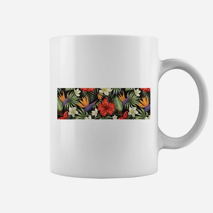 Aloha Hawaii Hawaiian Island Hibiscus Floral Flower Coffee Mug