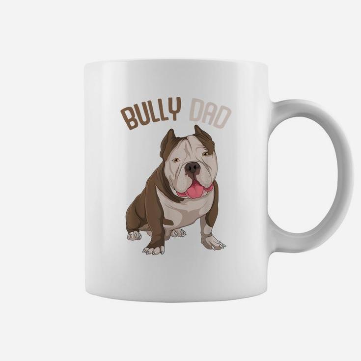 American Bully Dad Dog Owner Funny Men Coffee Mug
