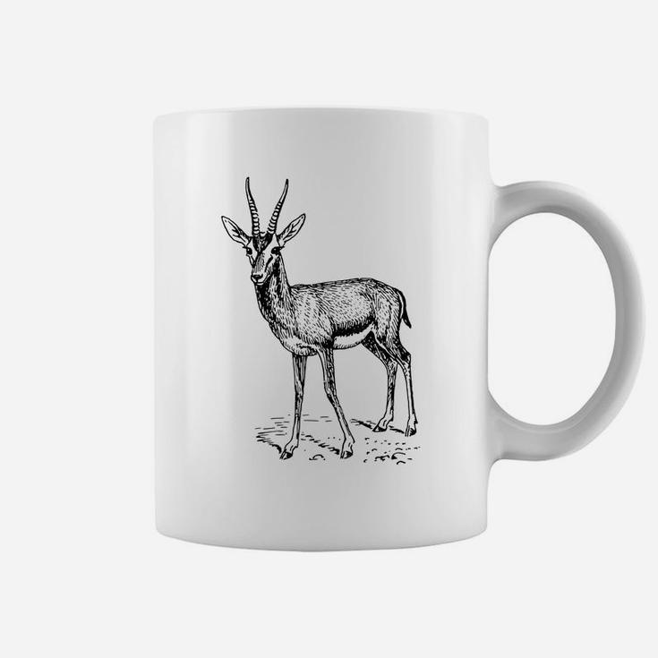 Animals Strong's Colorful Gazelle Design Printed Animals Coffee Mug