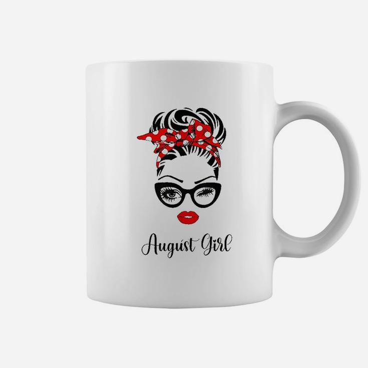 August Girl Born In August August Queen Black August Girl Coffee Mug