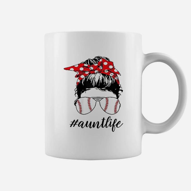 Aunt Life Softball Baseball Coffee Mug