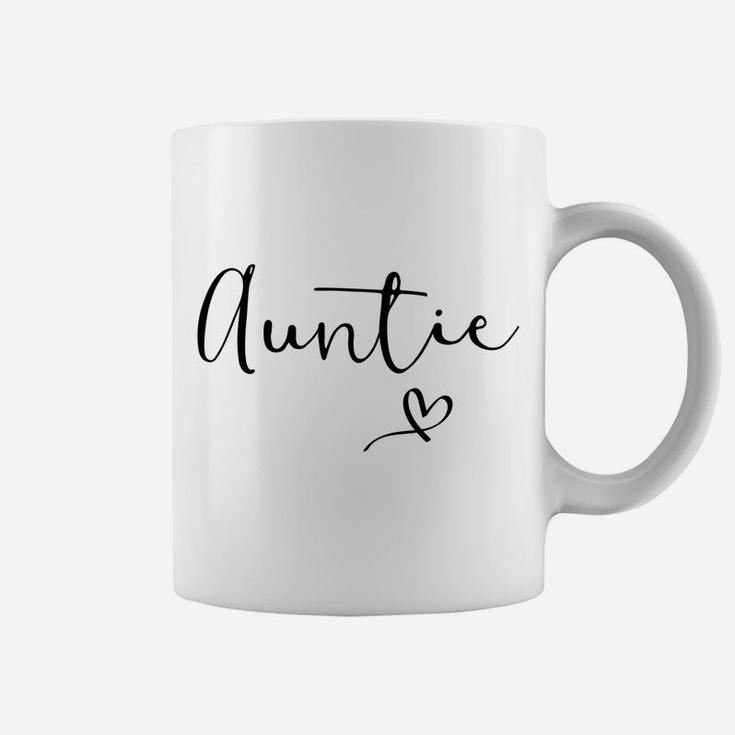 Auntie Gift For Christmas Women Aunt Pregnancy Announcement Sweatshirt Coffee Mug