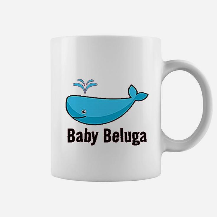Baby Beluga Blue1 Whale Ocean Sea Life Coffee Mug