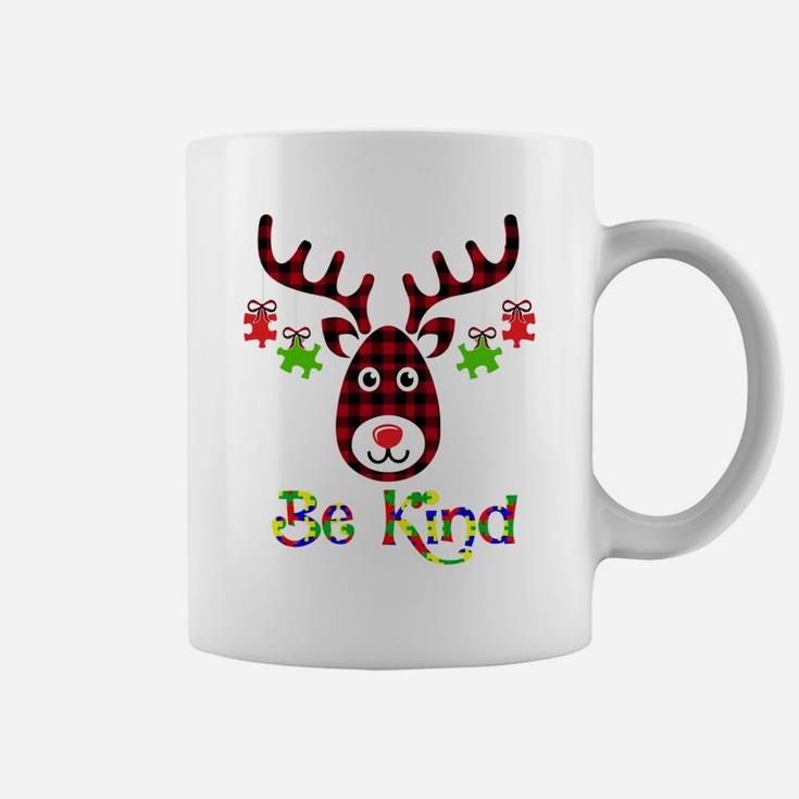 Be Kind Autism Awareness Christmas Reindeer Gifts Xmas Idea Sweatshirt Coffee Mug