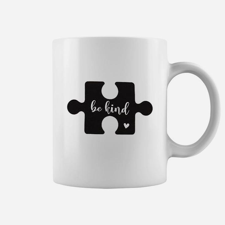 Be Kind Women Cute Puzzle Graphics Coffee Mug