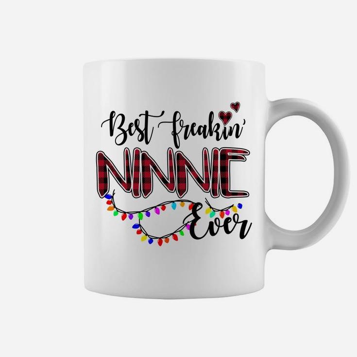 Best Freakin' Ninnie Ever Christmas - Grandma Gift Coffee Mug