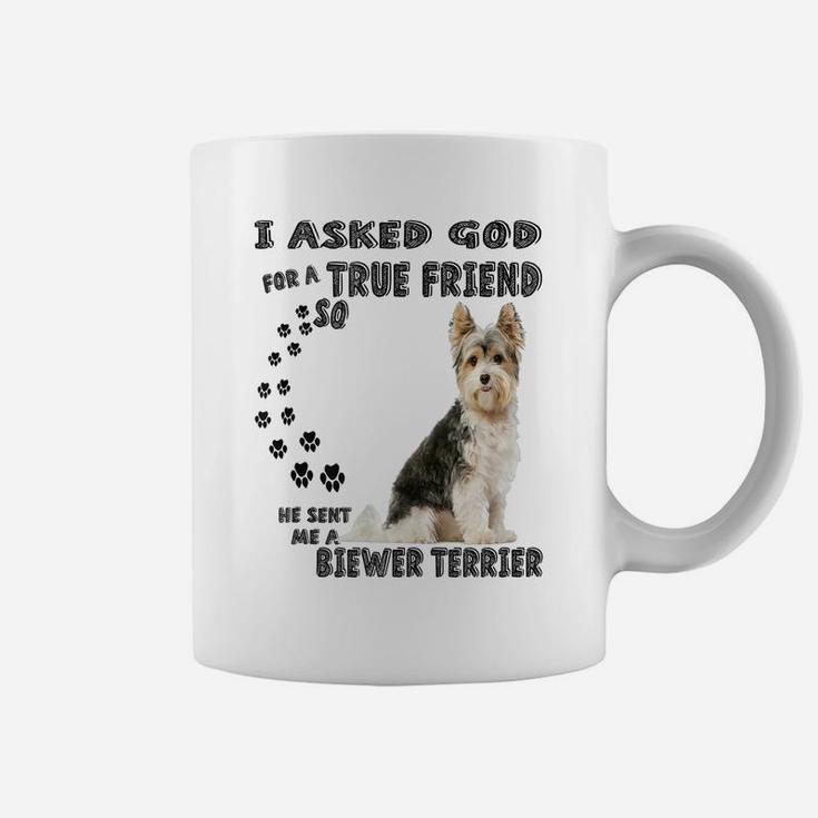 Biewer Yorkshire Terrier Quote Mom Dad Art, Cute Beaver Dog Coffee Mug