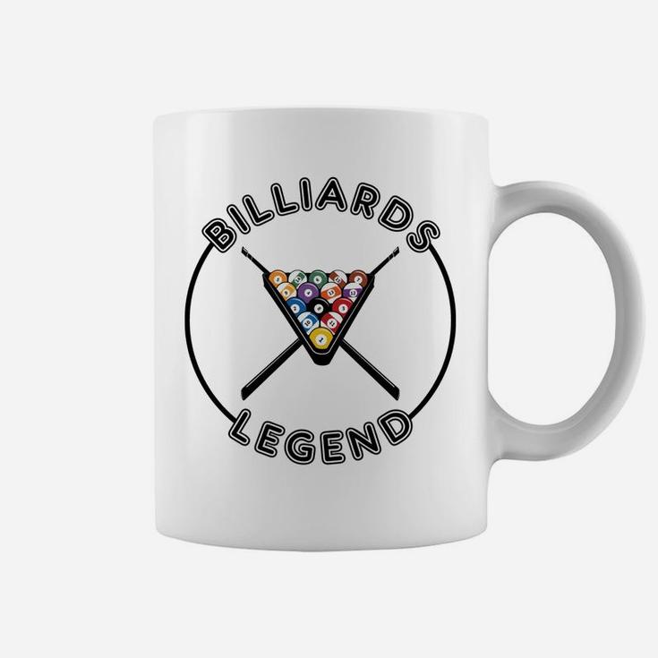 Billiards Legend Pool Game Hobby Fun Long Sleeve Shirt Coffee Mug