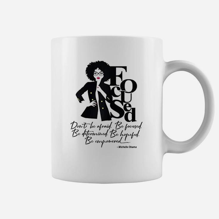 Black Girl Magic Afro Diva Red Lips Gift Coffee Mug