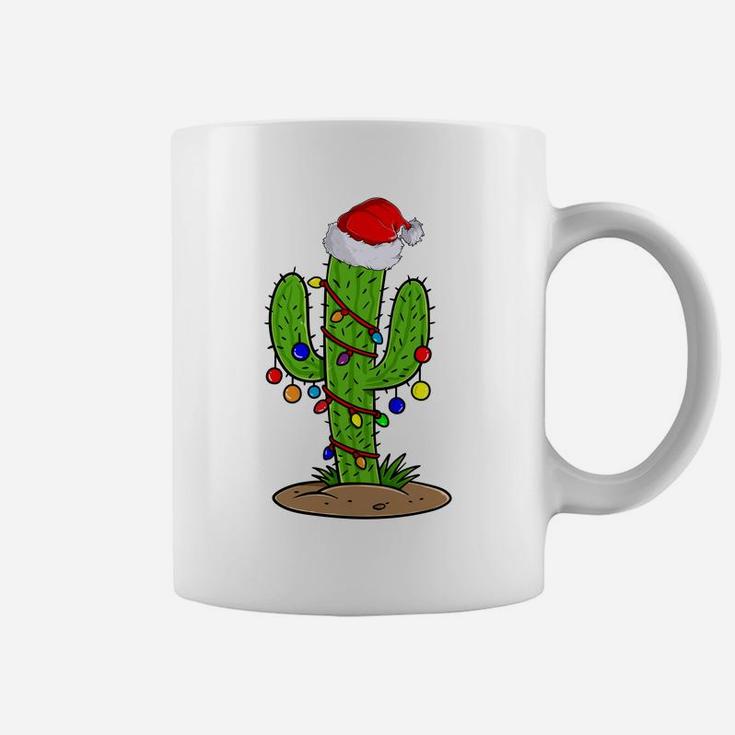 Cactus Christmas Tree Gift Santa Xmas Succulent Plant Lovers Sweatshirt Coffee Mug