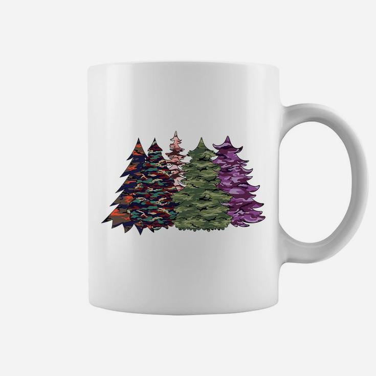 Camo Christmas Tree Print Military Gift Men Women Coffee Mug