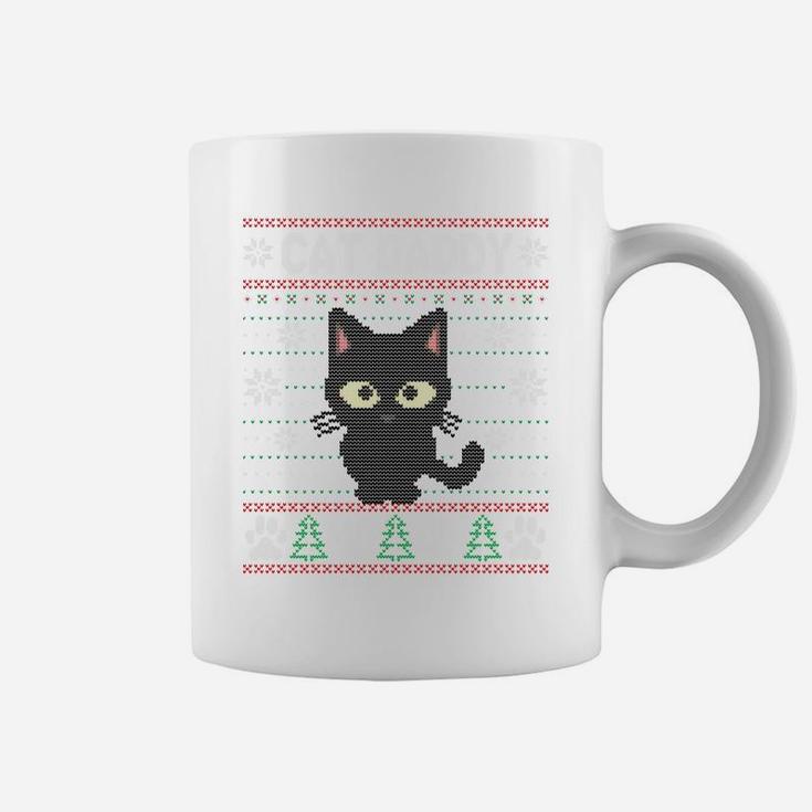 Cat Daddy Ugly Christmas Sweater Pajama Matching Xmas Gift Sweatshirt Coffee Mug